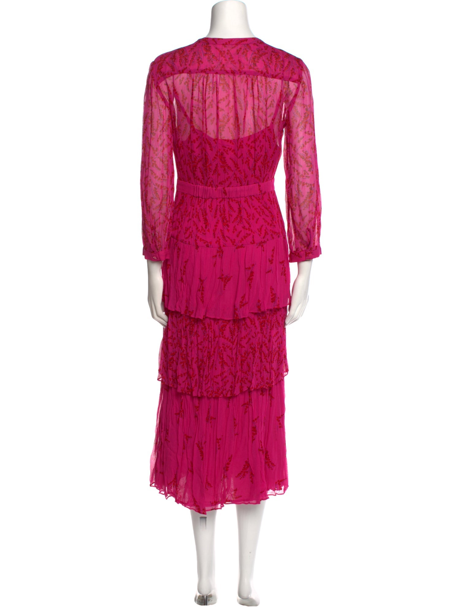 BA&SH Printed Long Dress